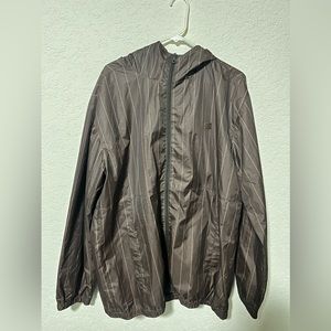 DC Shoes Windbreaker Brown Pinstripe